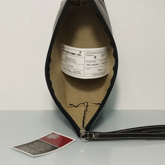 Bolso de mano Pierre Cardin piel negro