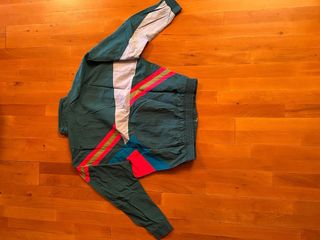 Chándal Vintage Adidas Verde y Rosa