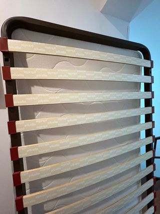 Cama nido con cajones y escritorio, con colchones