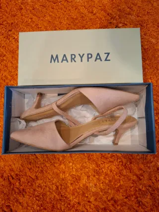 Zapatos Marypaz Rosa palo Tacon Slingback