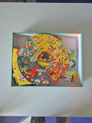 Puzzle Djeco La Journée 24 piezas