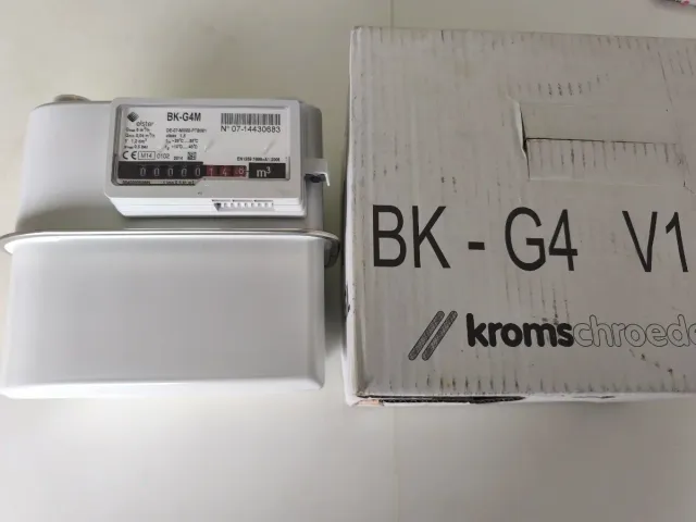 #210 Contador gas natural Elster BK-G4M nuevo