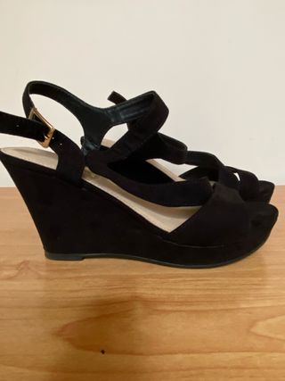 Sandalias de vestir negras