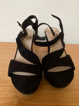 Sandalias de vestir negras