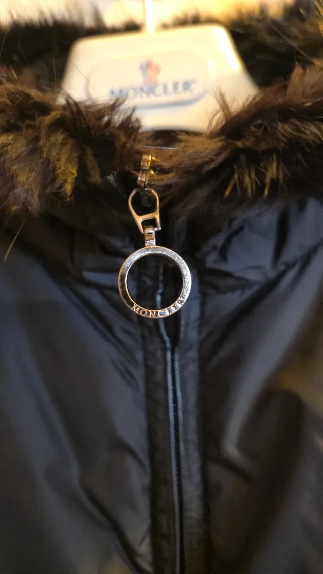 Moncler Piumino Lungo Nero Taglia XS-S