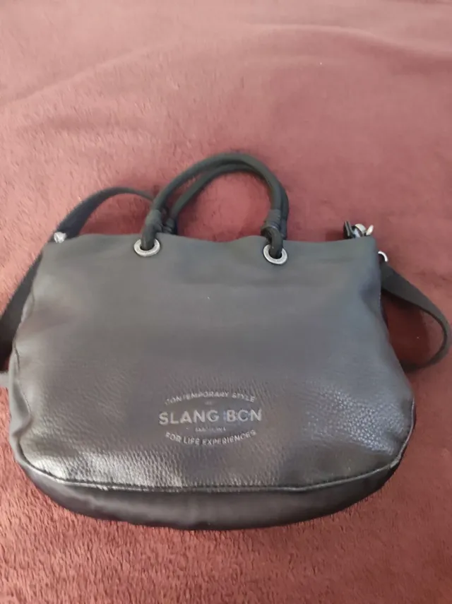 Bolso negro slang bcn mujer