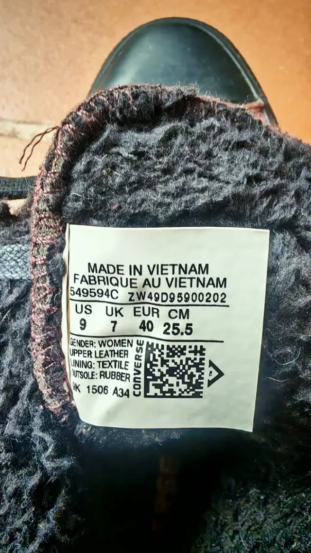 Converse All Star Suede Boot marrón – Talla 40 – 