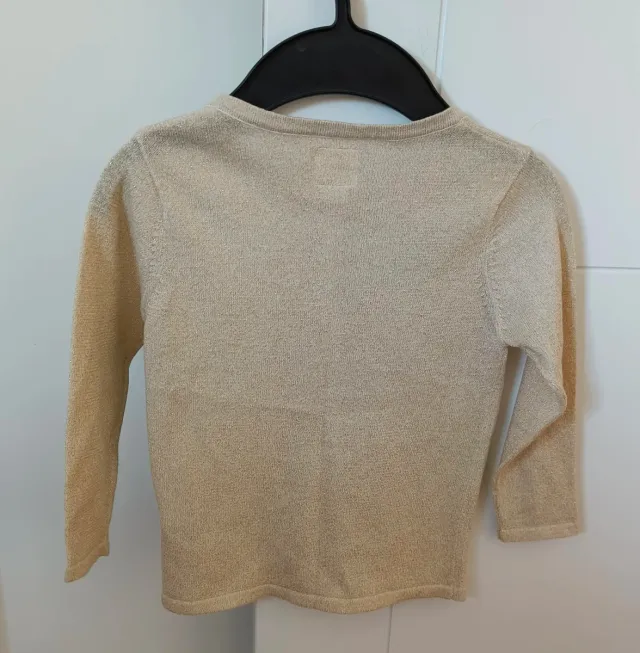 Rebeca Sfera Niña T.3-4 Brillante dorado Nueva