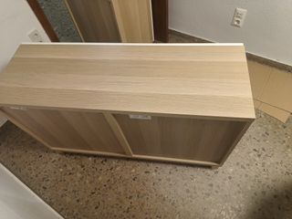 Almacenaje IKEA-BESTA( Roble+Blanco) (2 Puertas)