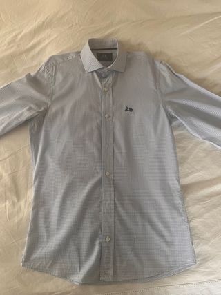 Camisa Scotta celeste cuadros