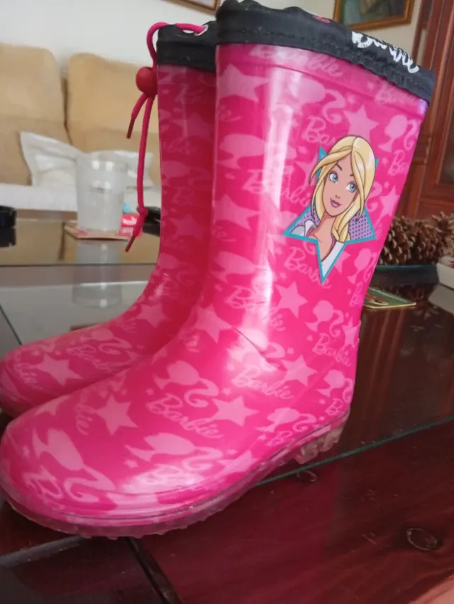 Botas de agua Barbie niña