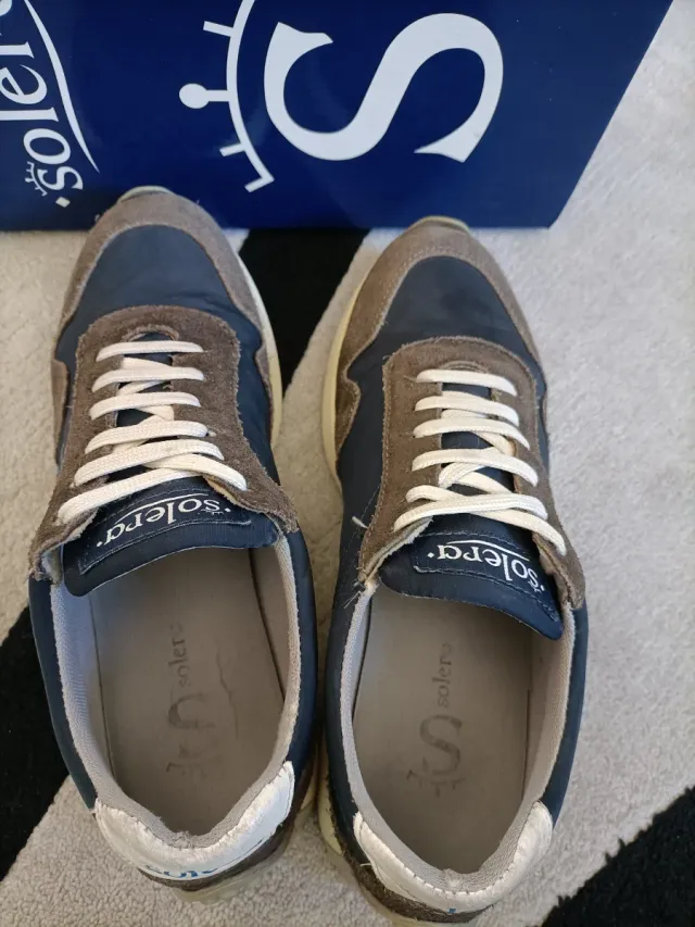 Deportivas Solera Hombre Azul/gris