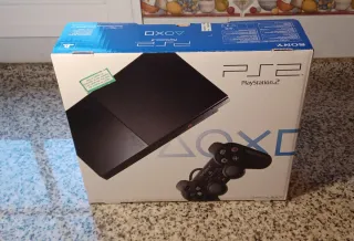 Consola PlayStation 2 Sony Negra Completa