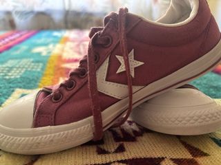 Zapatillas Converse Rosa y Blancas