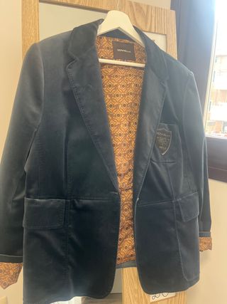 Blazer Gonnella Vintage Terciopelo