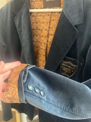 Blazer Gonnella Vintage Terciopelo