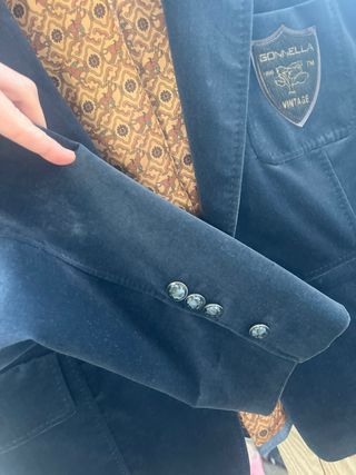 Blazer Gonnella Vintage Terciopelo