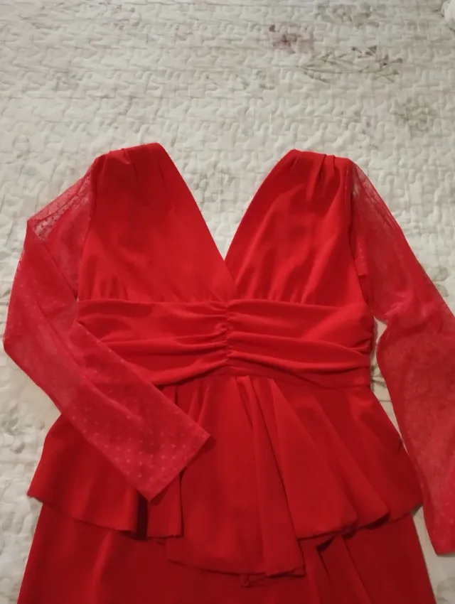 Vestido fiesta o eventos rojo