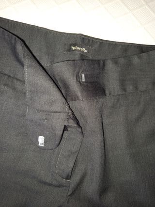 Pantalón de vestir gris mujer