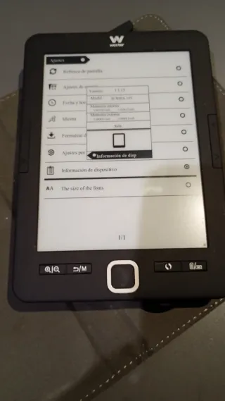 Ebook Woxter Negro/Gris