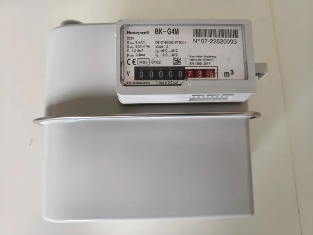 #211 Contador Gas Honeywell BK-G4M Nuevo