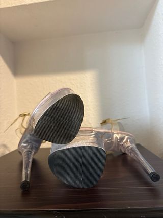 Sandalias Pleaser Talla 36 Holográficas