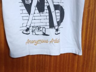 Camiseta Pull&Bear Blanca Talla XS