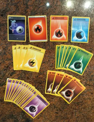 Lotto carte Pokemon Energia