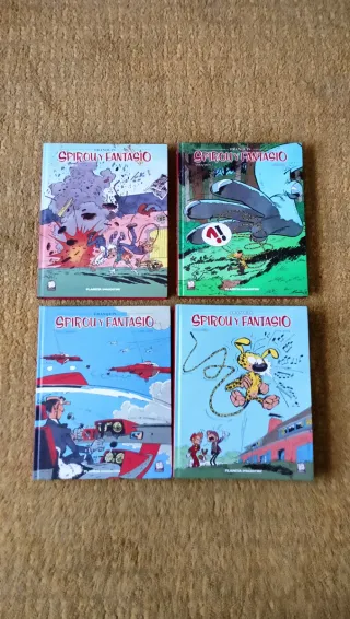 4 libros Spirou y Fantasio 1954 - 1968 (2002)