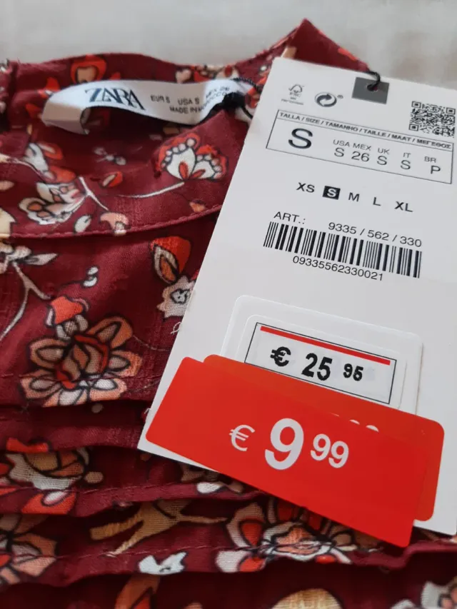 Vestido Zara estampado floral