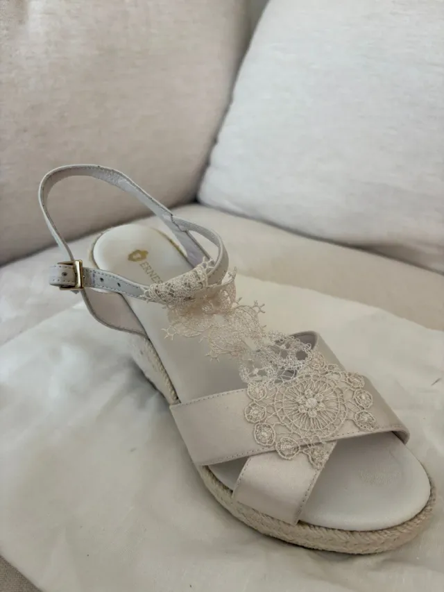 Alpargatas Novia Ernesto Terrón Modelo ÓBIDOS