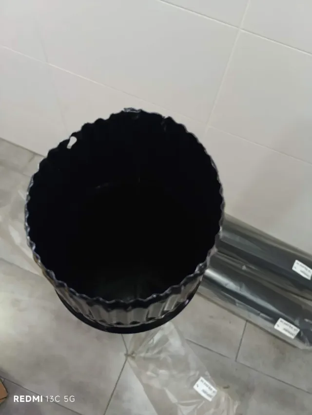 Tubo CAEXVEN Acero Negro Vitrificado 1m