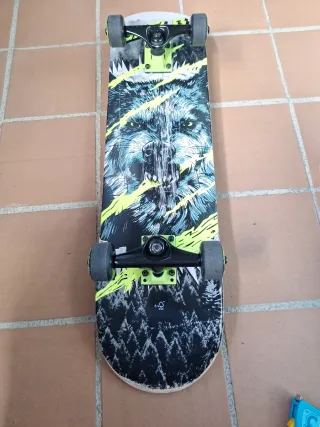 Tabla Skate Lobo Niños 8-12 Años