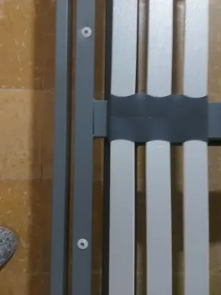 Base de cama Sumier madera y metal,electrico