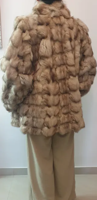 Abrigo Mujer de piel de zorro