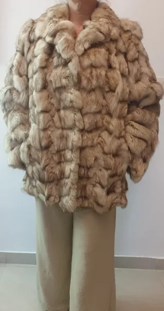 Abrigo Mujer de piel de zorro