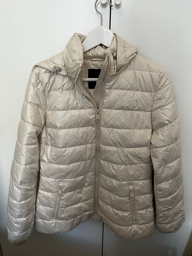 Abrigo Massimo Dutti Beige Talla S