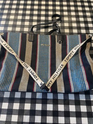 Borsa Tommy Hilfiger a righe