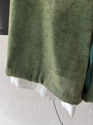 Traje fallero zaragüell verde y blanco