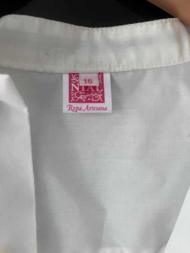 Traje fallero zaragüell verde y blanco