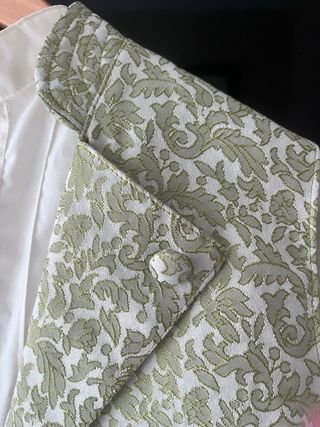 Traje fallero zaragüell verde y blanco