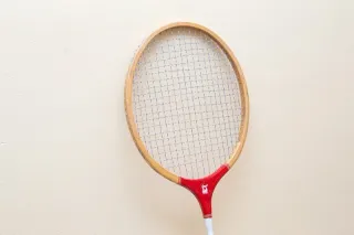 Palas Bádminton Vintage Madera Años 70/80