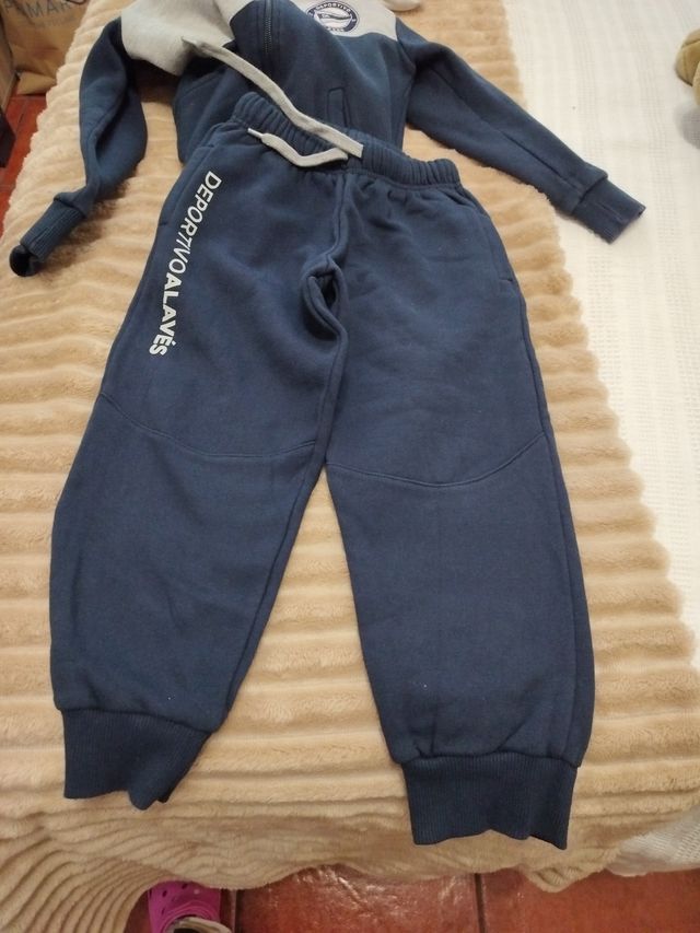 Chándal Deportivo Alavés Azul y Gris