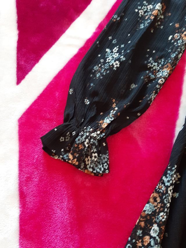 Vestido largo estampado floral