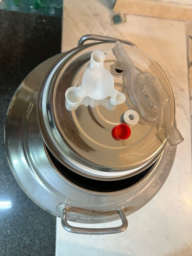 Fermentatore birra acciaio inox 30 litri