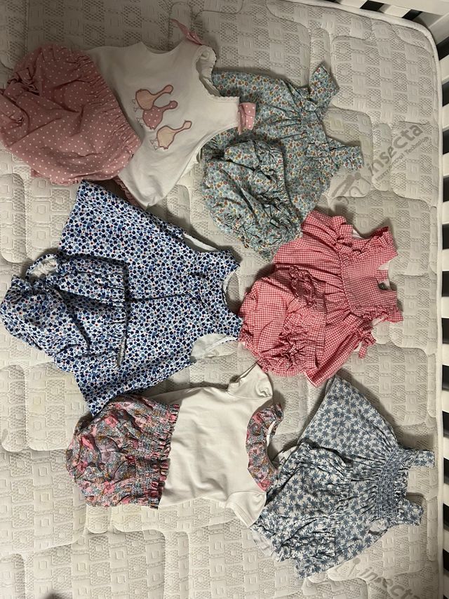 Lote 6 Conjuntos Bebé Niña Coconut