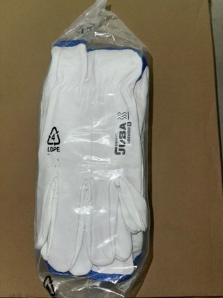 Guantes de trabajo JUBA blancos y azules
talla 9