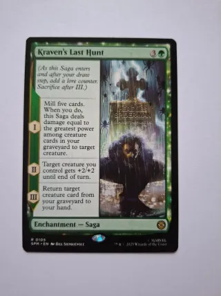 Kraven's Last Hunt MTG Spiderman Carta