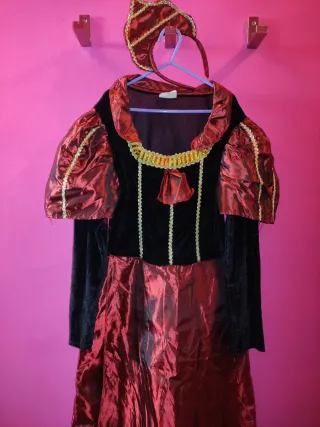 Disfraz Medieval Reina/Princesa Talla XS-S