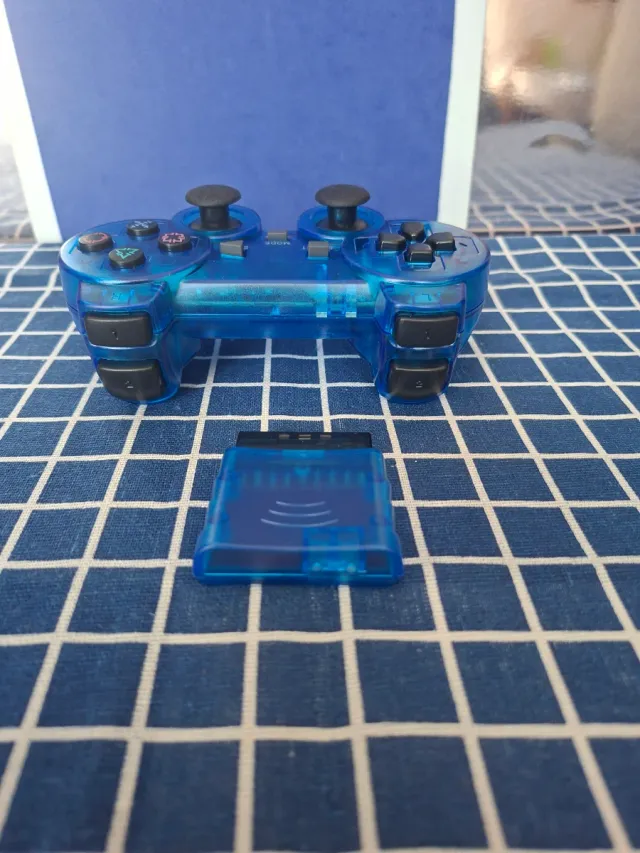 PS2 MANDO INALAMBRICO AZUL